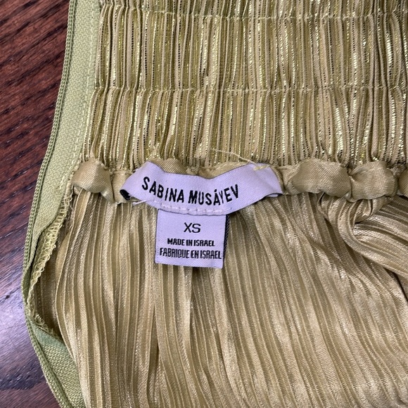 Sabina Musayev Lana Dress | XS | Lime Green - Picture 10 of 14